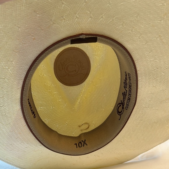 Charlie 1 Horse Old Apache 3 3/4" Brim Cowboy Western Hat
Woven Straw Pink Band - Picture 6 of 7